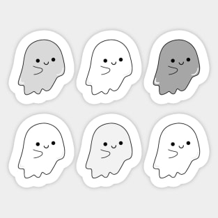 Cute Mini Ghosts Pack Sticker